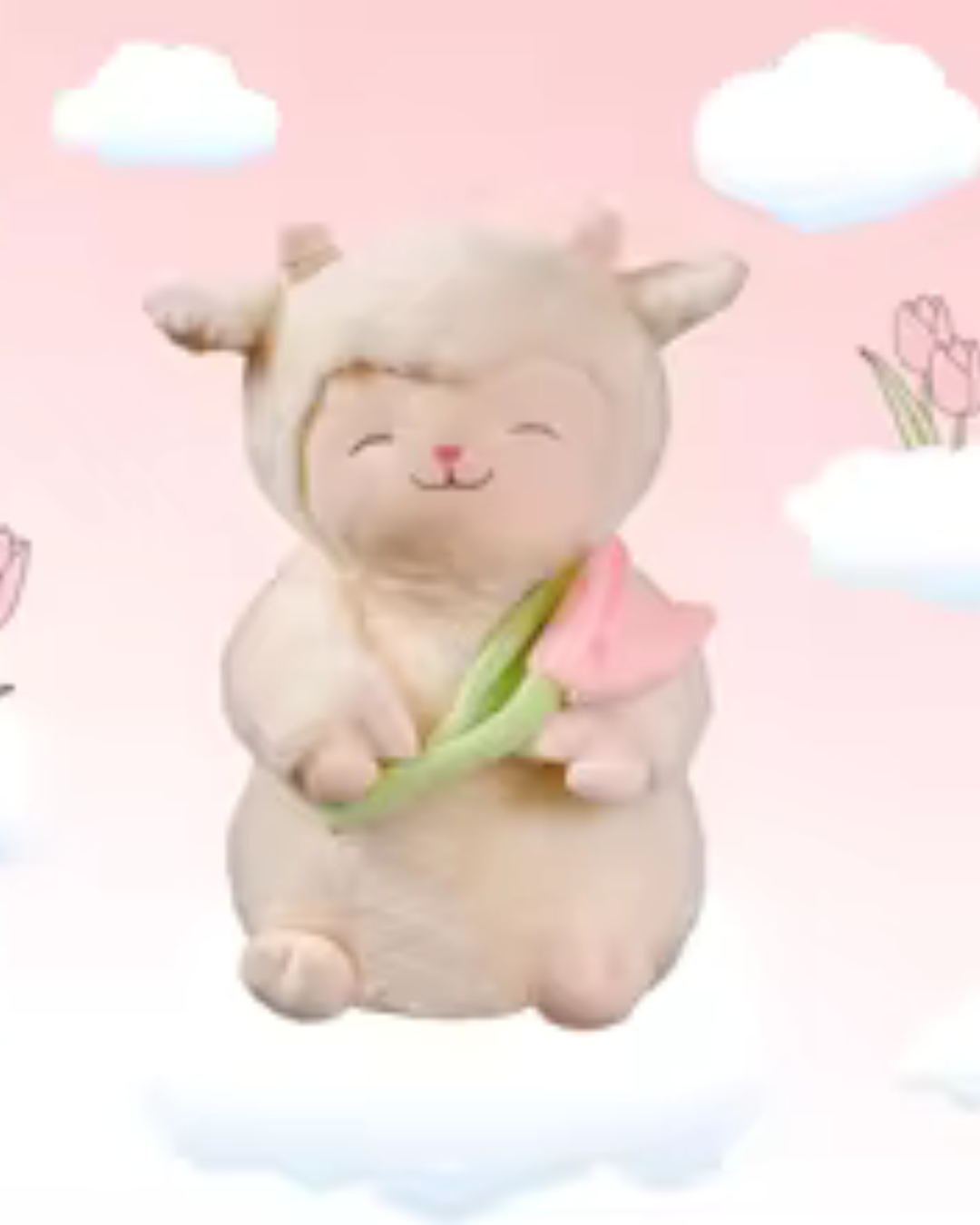 PELUCHE CORDERITO TULIPAN🌷 - TULIPAN INFINITO CAJA DE REGALO🎁