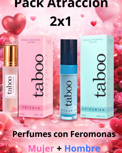 PERFUME FEROMONAS TABOO 2x1